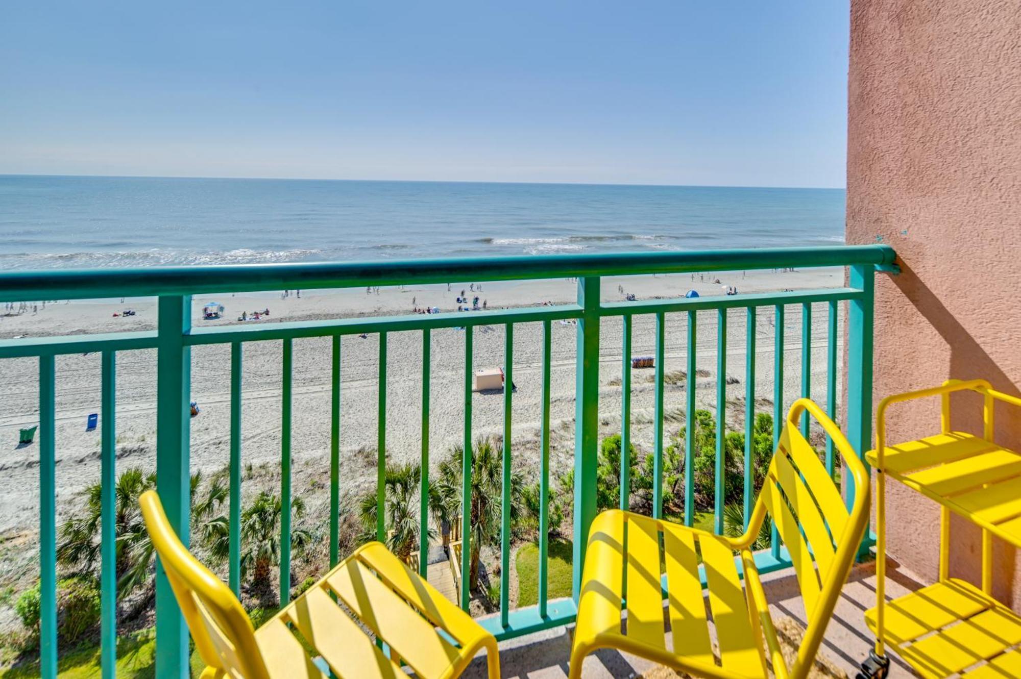 Myrtle Beach Oceanfront Condo With Pool And Lazy River Exterior photo